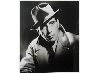 Humphrey Bogart Framed And Matted Black And White Picture 22 X 24