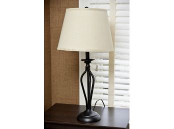 Black Wrought Iron Table Lamp 29' Tall