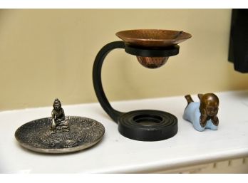 Assortment Of Brass Bronze Items