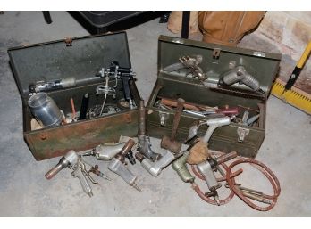 Vintage Pneumatic Tool Air Impact Wrenchs And Tools  Made In USA