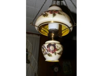Vintage Hanging Hurricane Chain Light With 32' Drop