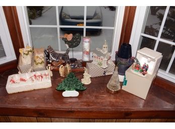 Assortment Of Vintage Christmas Decor