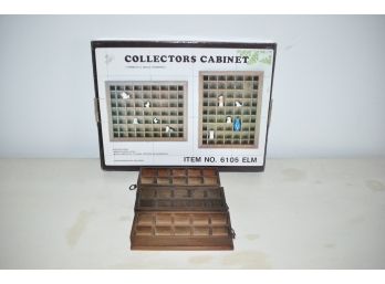 Collectors Cabinet With Box
