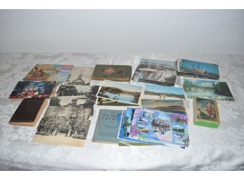 Lot Of Vintage Postcards And Ephemera