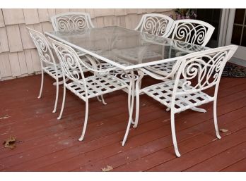 Outdoor Table And Chair Set 72 X 42 (set 1)