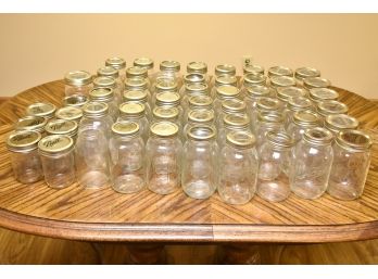 Large Assortment Of Mason Jars