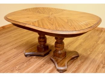Country Oak Oval Table 42x59 For Restoration