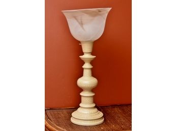 Crackled  Finish Ceramic Table Lamp