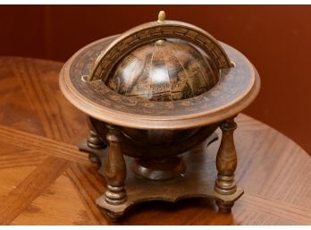 Vintage Wooden Globe
