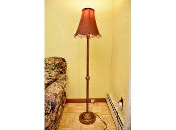 Crystal Shade Floor Lamp With Foot Switch