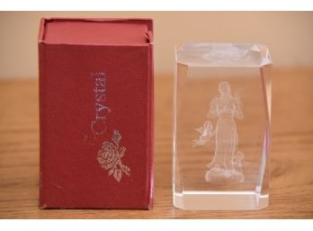 Gorgeous Crystal  Angel Silhouette Paper Weight