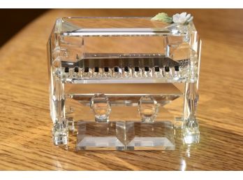 Brilliant Crystal Piano Figurine