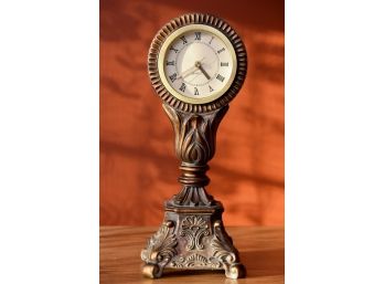Gilt Quartz Mantle Clock