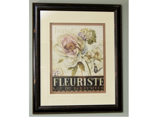 Fleuriste Framed French Print 19 X 23