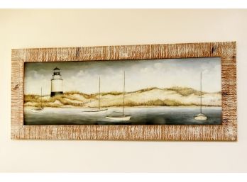 Lighthouse Framed Picture 40 X 16