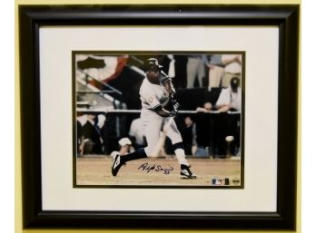 Alfonso Soriano Signed 16 X 13 Framed Photo