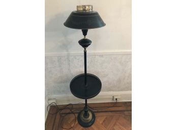 Tole Shade Lamp Table