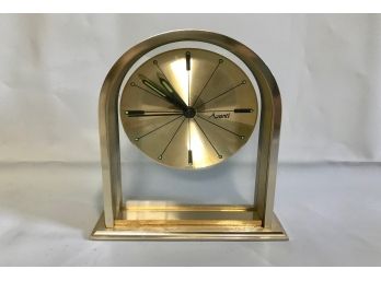 Avanti Brass Tone Mantle Clock