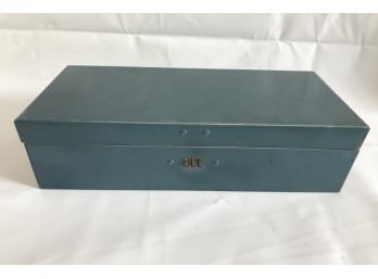 Vintage AETNA Industrial Combination Lock Box