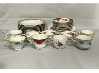 Vintage Paragon Porcelain Tea Cups And More...