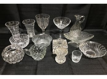 Wonderful Collection Of Vintage Crystal Items