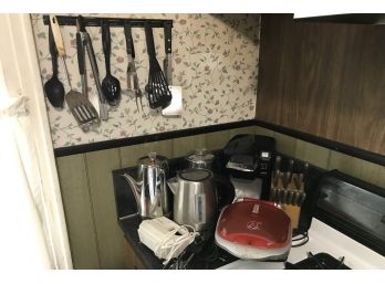 Kitchen Appliance And Utensil Lot