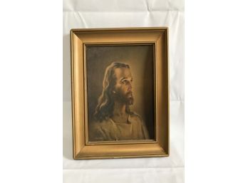 Vintage Picture Of Jesus Copyright 1941. Litho In USA.Kriebel And Bates