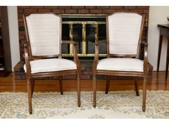 Pair Of Kindel Mahogany Side Chairs