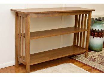 Lovely Mission Style Maple Sofa Table 48 X 14 X 30