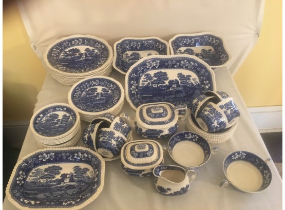 Copland Spode Blue And White Vintage China