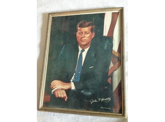 Vintage John F Kennedy Portrait