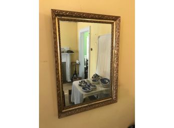 Vintage Gold Frame Wall Mirror 24 X 36