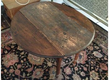 Vintage Oak Drop Leaf Table- For Restoration