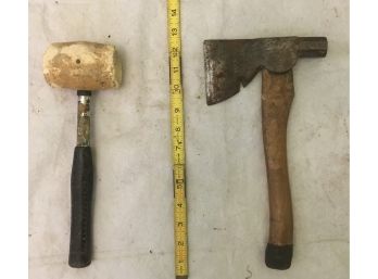 Assorted Tools- Ax And Mallet