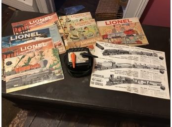 Vintage Lionel Train Transformer And Magazines