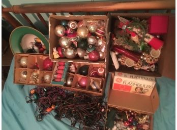 Collection Of Vintage Christmas Decor