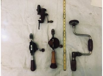 Assorted Tools- Vintage Hand Drills