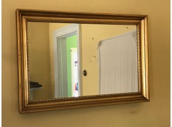 Vintage Gilt Wall Mirror With Gold Frame 24x36