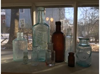 Vintage Medicine Bottle Collection