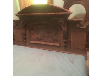 Exquisite Antique Mahogany Headboard And Footboard