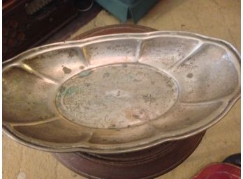 13' Silver Serving Tray