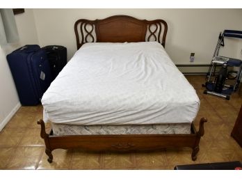 Full Size Headboard And Frame With Full Mattress And Boxspring