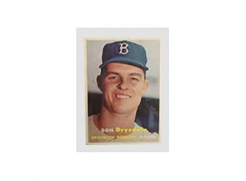 Don Drysdale 1957 Baseball Card