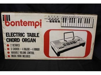 Vintage Unopened Bontempi Electric Table Chord Organ