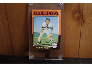 Robin Yount 1975 Baseball Card