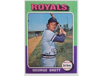 George Brett 1975 Baseball Card