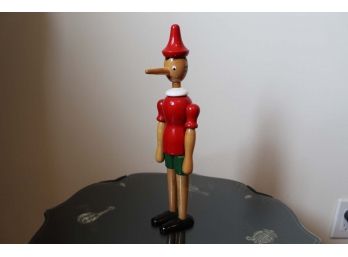 Wooden Pinocchio Statue