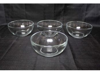 Set Of 4 Glass Bowls