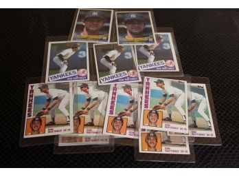 Don Mattingly 1983/84/85 Baseball Cards