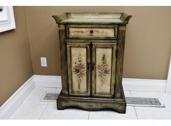 Hand Painted Country Side Table 26 X 17 X 35